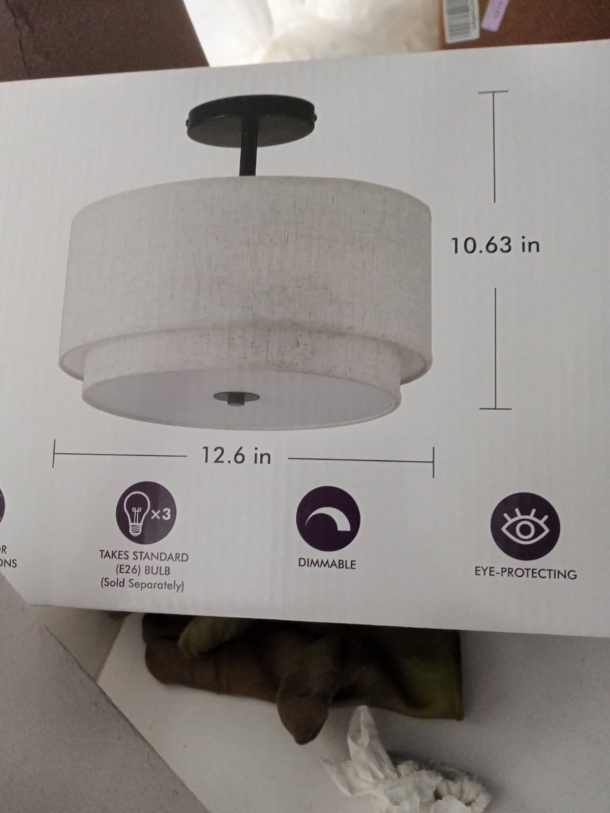 Stylish Dimmable Ceiling Fixture for Modern Homes image